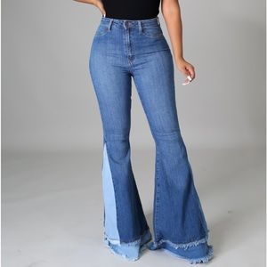 Bell Bottom Jeans. These Jeans have stretch and Super Cute.